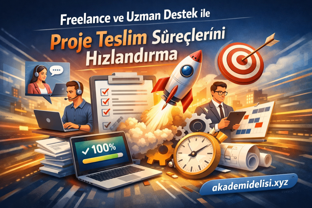 Freelance ve Uzman Destek - Ödev - Tez - Proje Hazırlatma Merkezi