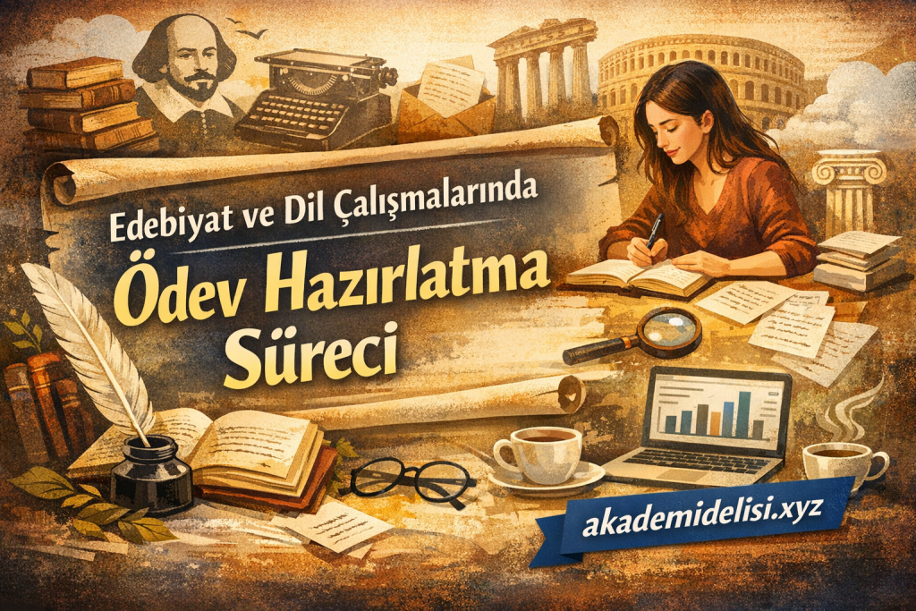 Edebiyat ve Dil Çalışmalarında Ödev Hazırlatma Süreci - Ödev - Tez - Proje Hazırlatma Merkezi