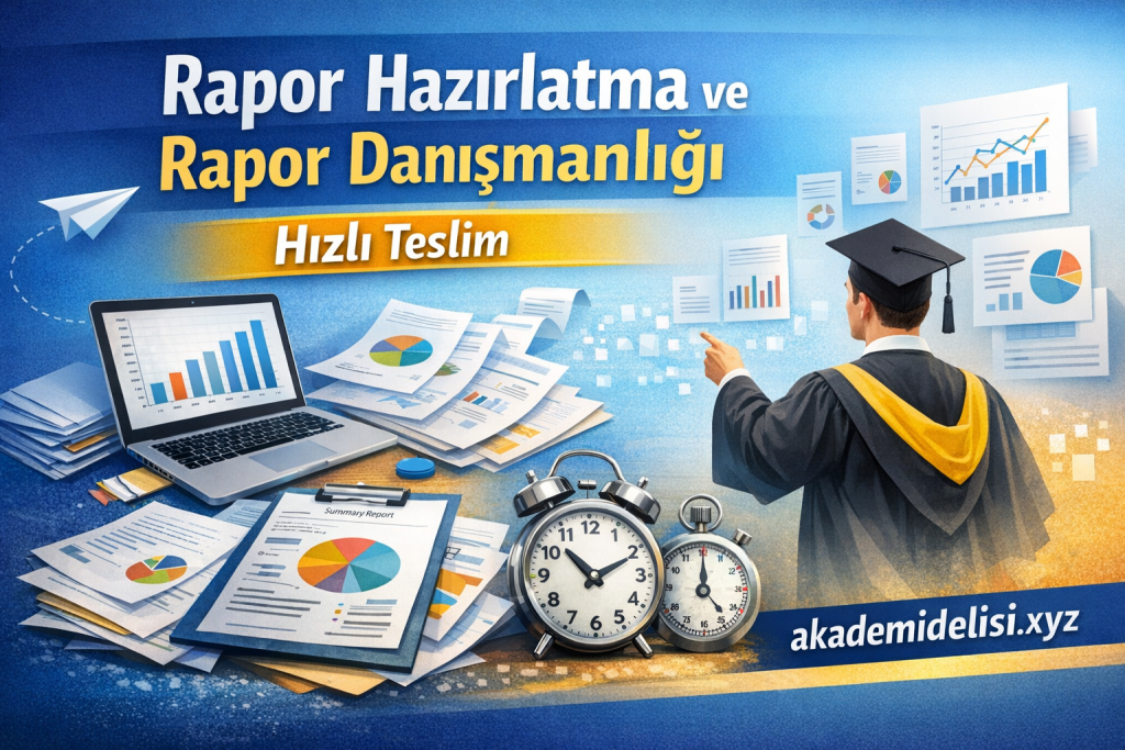 Rapor Hazırlatma ve Rapor Danışmanlığı - Ödev - Tez - Proje Hazırlatma Merkezi
